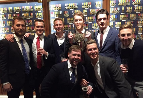 Football Club trophy winners in the Medal Room