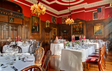 the hac   long room wedding reception top table